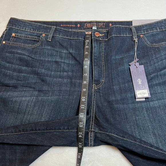 Jennifer Lopez Mid Rise Boyfriend Jeans Size 24W NEW Classic Casual Minimalist - Picture 11 of 12